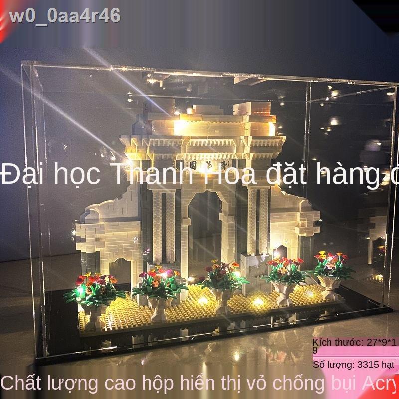 ✷✇Quảng trường Thiên An Môn Độ khó cao Tương thích lớn Lego dành cho người Khối xây dựng hạt nhỏ lâu đài các chàng trai