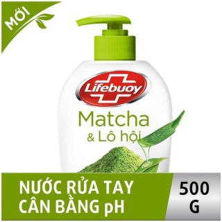 NƯỚC RỬA TAY LIFEBUOY MATCHA & LÔ HỘI 500g