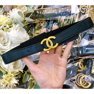 Đai nịt bản nhỏ phối đầm váy belt