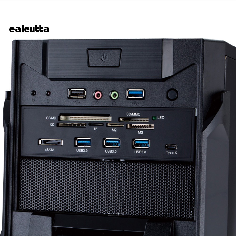 Đầu Đọc Thẻ Nhớ Đa Năng Usb 3.0 Esata Type-C Tf Sd