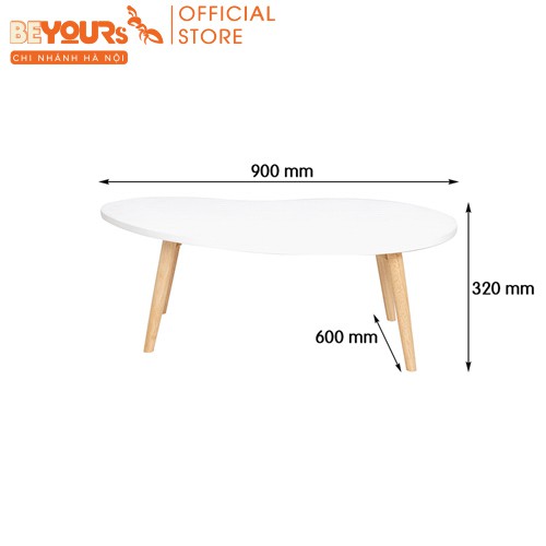 Bàn Trà Sofa Thông Minh BEYOURs D Table Bằng Gỗ Hình Hạt Đậu Nội Thất Kiểu Hàn Lắp Ráp