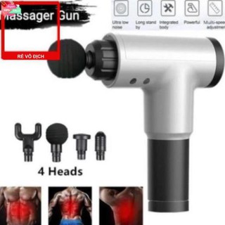 MÁY MASSAGE GUN KH-320 ( 4 ĐẦU )
