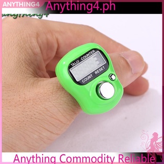 Máy Đếm Điện Tử 0-9999 Mini Đeo Ngón Tay Tiện Lợi