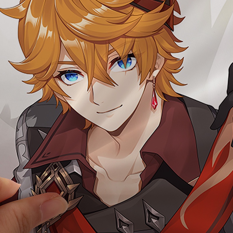 Vỏ Gối Dài In Hình Dakimakura Game Genshin Impact Tartaglia Cos