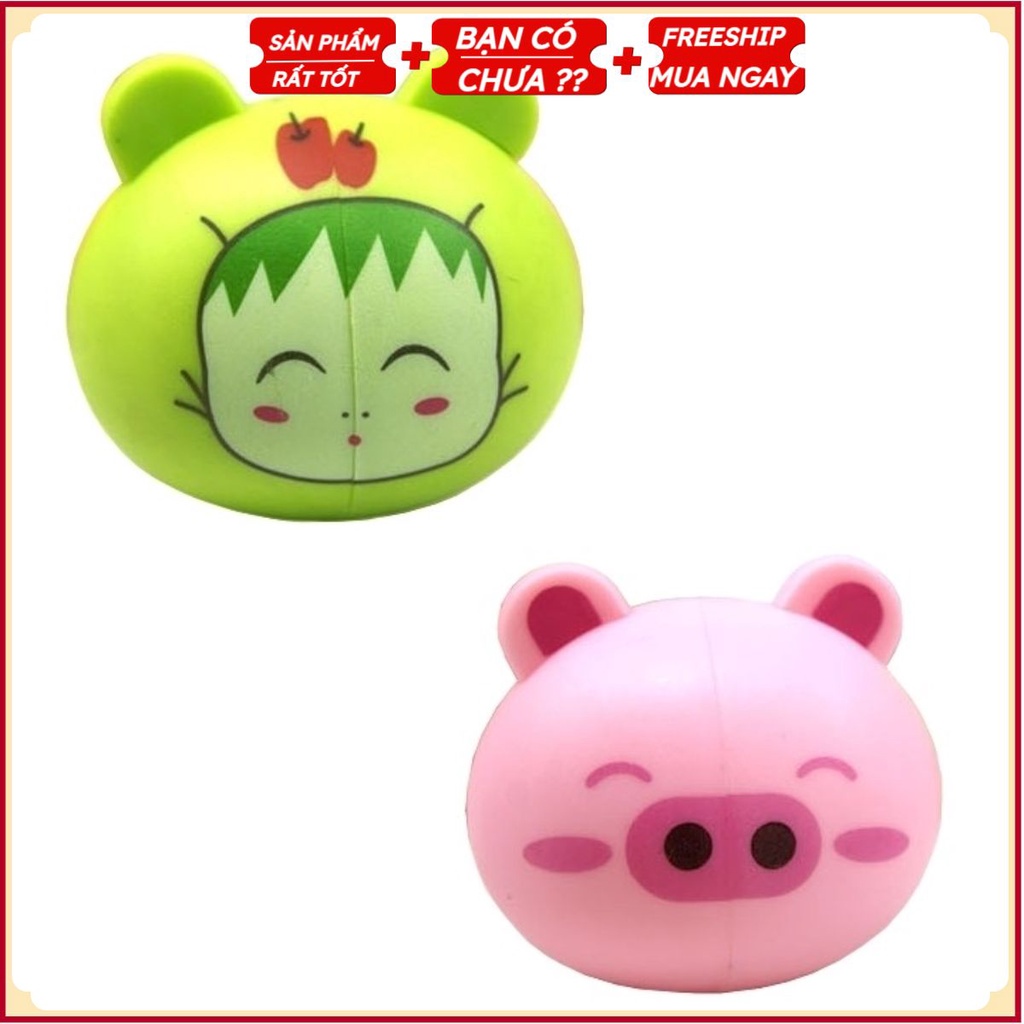 Giá Treo Để Bàn Chải HÌNH MẶT THÚ Ngộ Nghĩnh Cho Bé - Có Hút Chân Không Gắn Tường