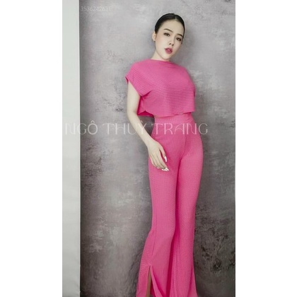 [ HOT COMBO ] SET ÁO TOP/ QUẦN DÀI XỐP THÊU, ĐI LÀM, ĐI CHƠI ĐỀU ĐẸP CỰC, CÓ ĐỦ CÁC SIZE UP