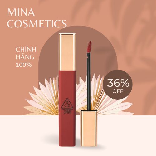 Son 3ce chính hãng / Son Kem Li 3CE Cloud Lip Tint Hàn Quốc