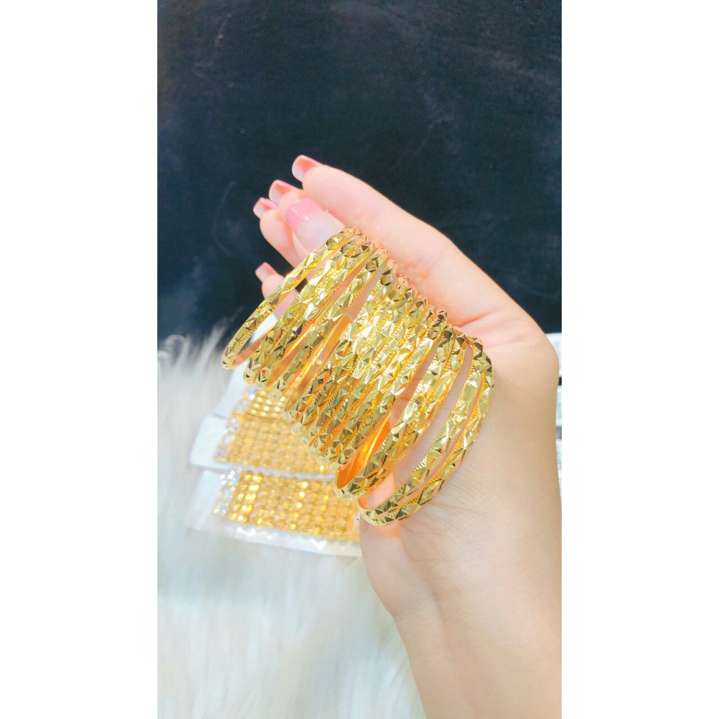 Vòng ximen khóa gài mạ vàng 18k mua 3 tặng 1 EKPM37