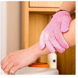 Găng tay tắm tẩy da chết - Lẻ Một chiếc