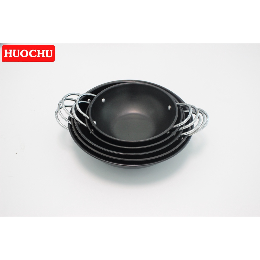 Chảo sắt nhỏ bằng thép carbon đúc áp suất chống dính đa dụng cho nhà hàng