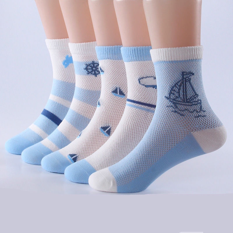 Vớ Lưới Mỏng Thời Trang Xuân Hè Phong Cách Mới Cho Bé Trai/Bé Gái