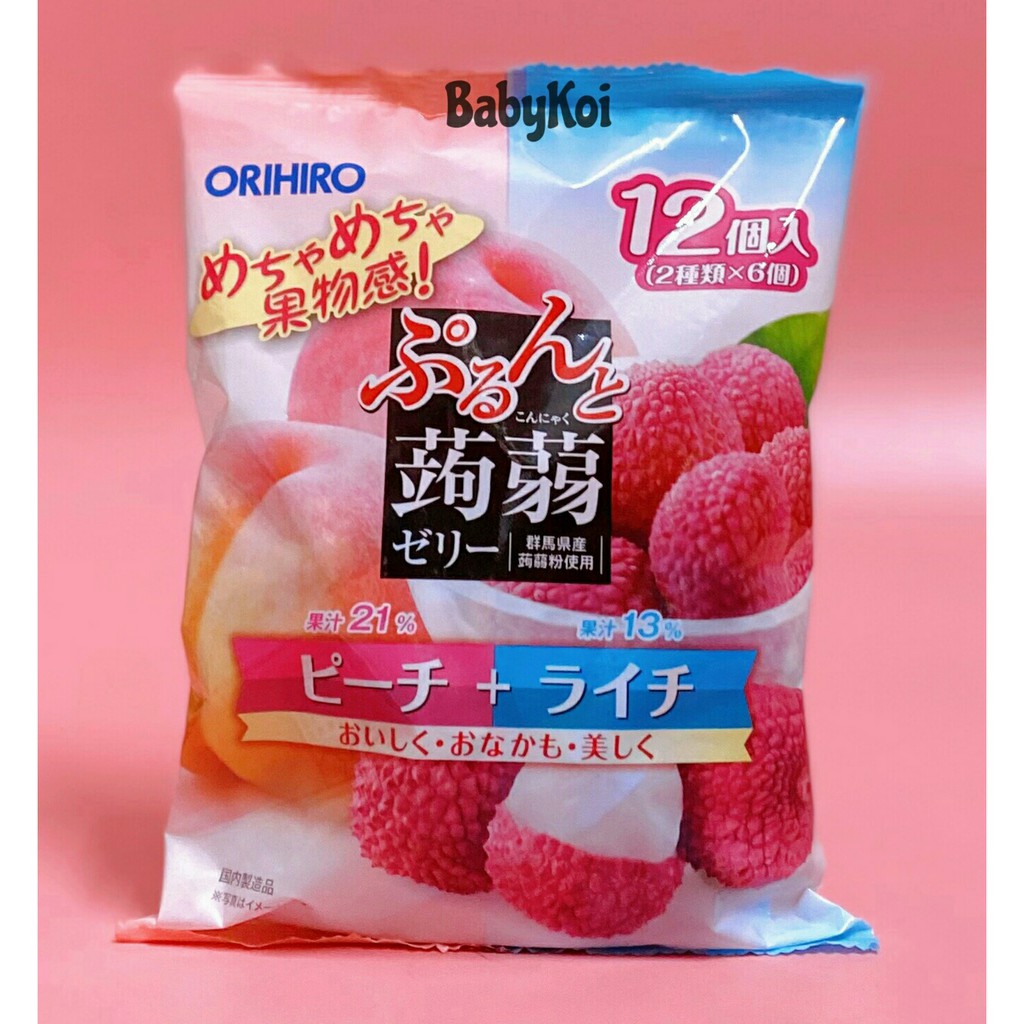 Thạch rau câu hoa quả Orihiro Nhật Bản