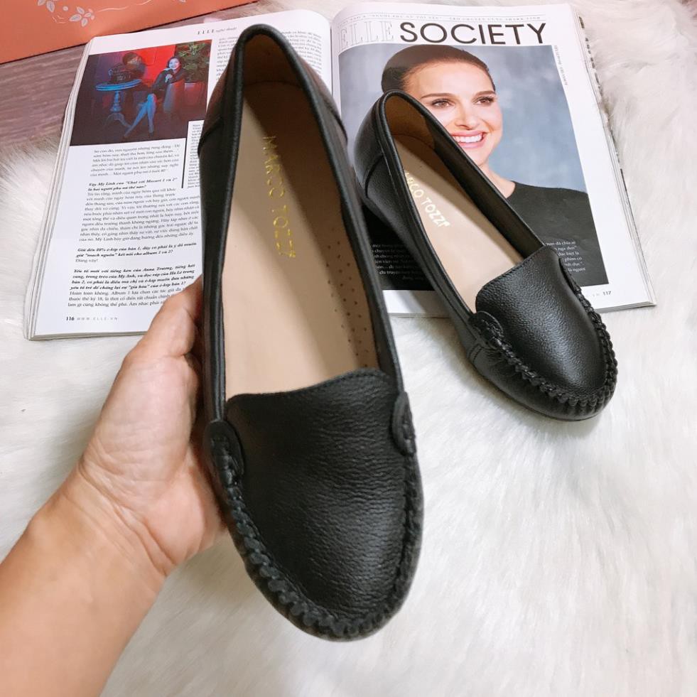 Giày Lười Giày Mọi Nữ Chất Da Bò Đế Bằng Chống Trượt Không Thấm Nước Hàng Chính Hãng Ba Màu Y Hình | BigBuy360 - bigbuy360.vn