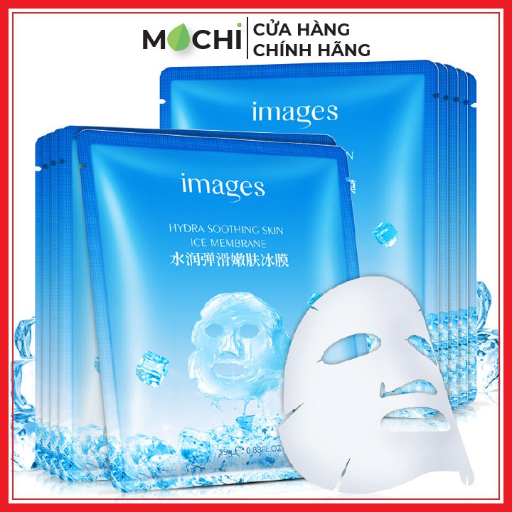 Mặt Nạ Đá Băng Cấp Ẩm Dưỡng Trắng Da Mụn Kiềm Dầu Mask Giấy Nội Địa Trung images MOCHI SHOP