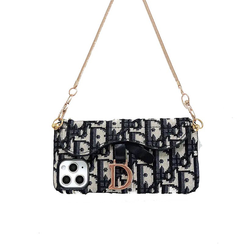 Ốp Điện Thoại Vải Thêu Họa Tiết Dior Sang Trọng Cho Iphone 12pro Mini 12promax 11pro | BigBuy360 - bigbuy360.vn