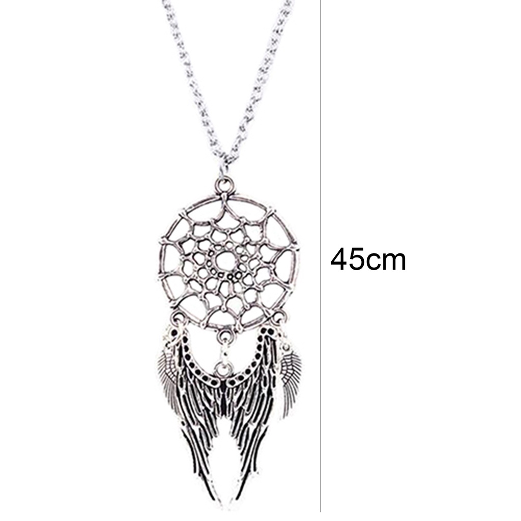Dây chuyền mặt hình dreamcatcher bạc thời trang cho nữ