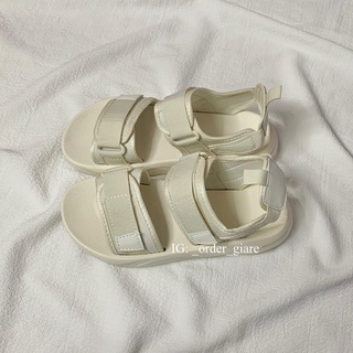 (Ảnh thật) Sandal ulzzang 2 quai kem