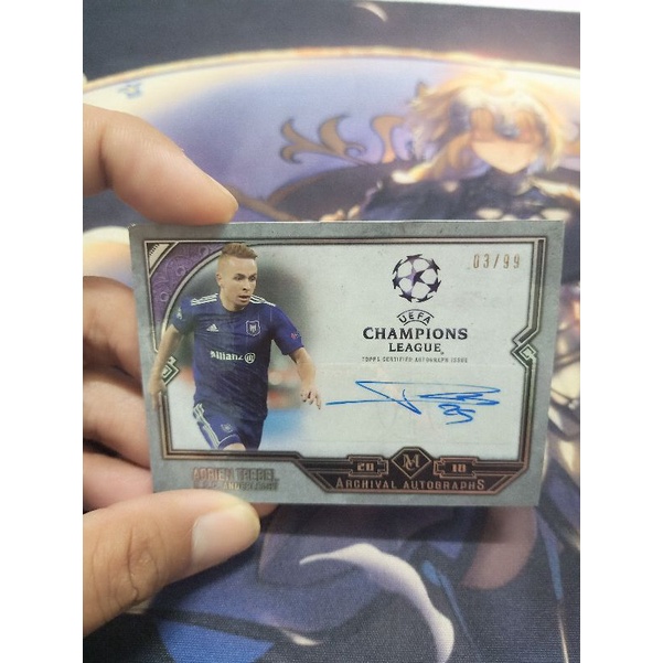 - Thẻ cầu thủ: ANDRIEN TREBEL-NUMBERED AUTO 03/99 (kèm Sleeve)