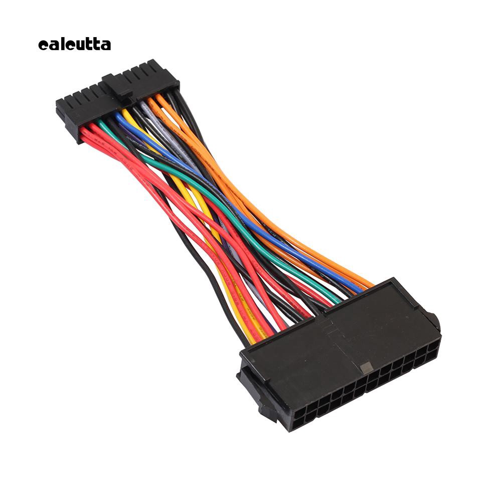 cal_ATX Standard 24Pin Female to Mini 24Pin Internal Power Adapter Converter Cable