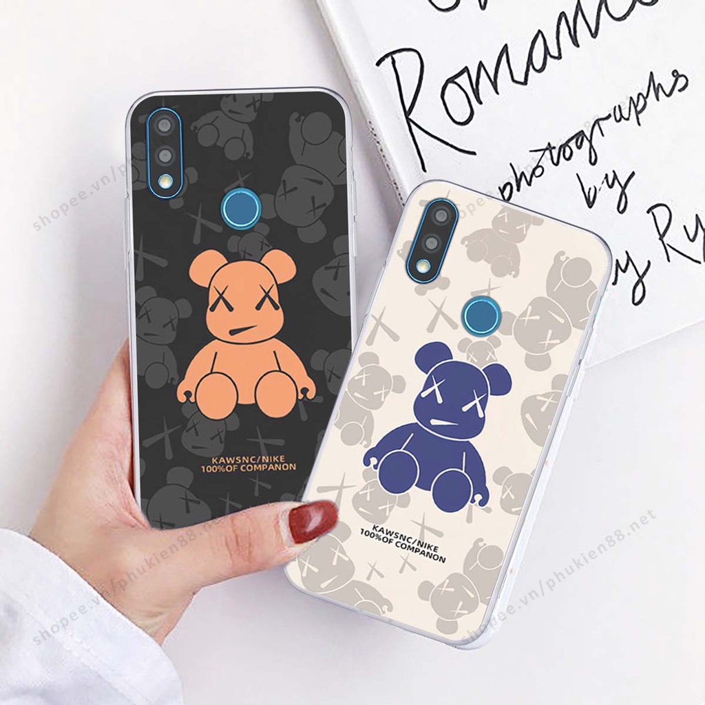 Ốp lưng Vsmart Joy 2 Plus / Joy2+ hình Robot Bear, Kawsnc bảo vệ điện thoại