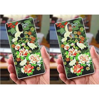 Ốp lưng Nokia 7 Plus (dẻo viền trắng trong) - Hình Chim Công, Cá Chép, Cò