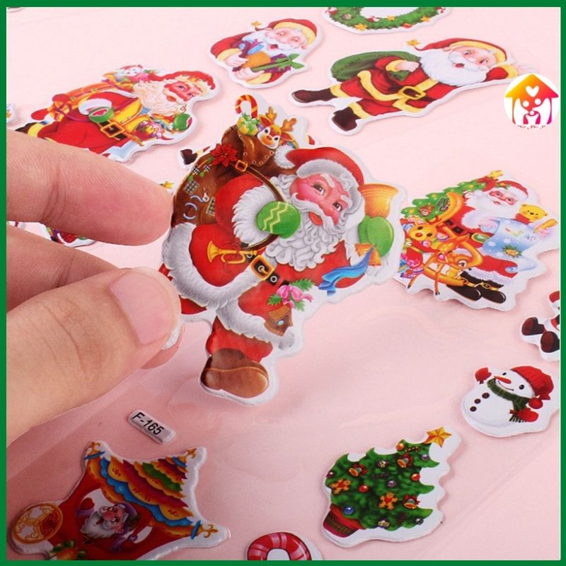 Nhãn dán trang trí giáng sinh Noel cho bé siêu đẹp