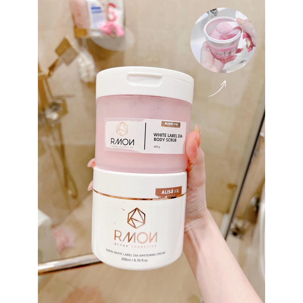 Bộ dưỡng body tế bào gốc trắng da Rmon - ALISA