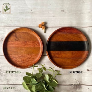 Đĩa gỗ hương xám, trang trí bánh, món ăn, decor chụp hình