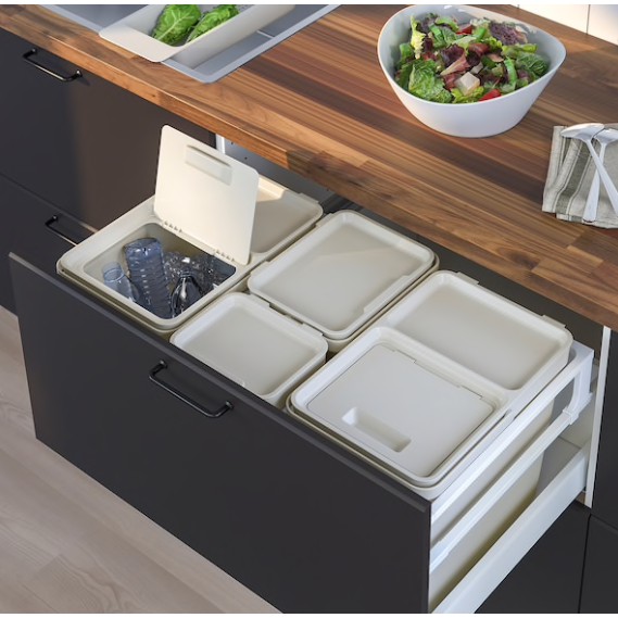 Thùng rác 22L HÅLLBAR IKEA chính hãng