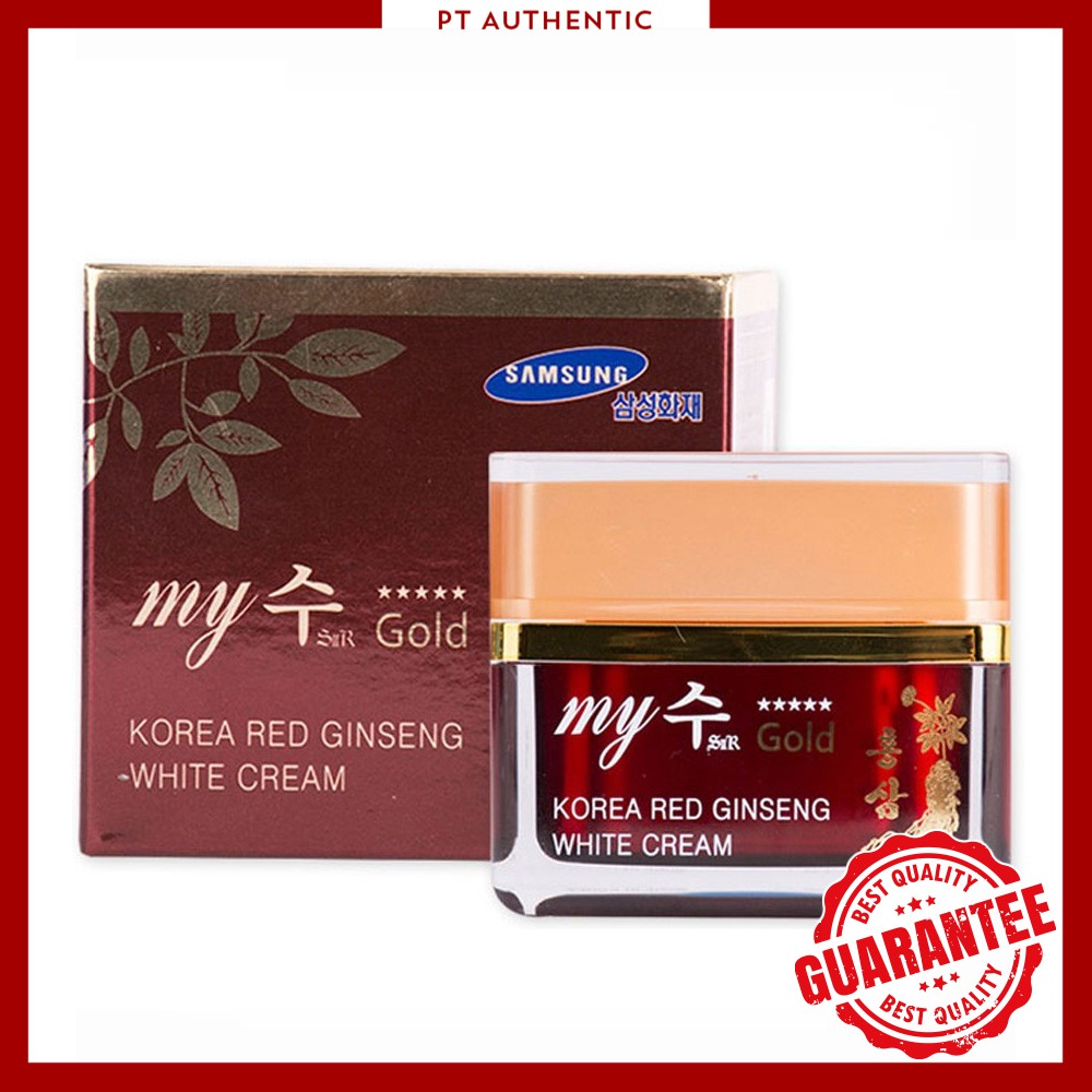 Kem Sâm Hàn Quốc My Gold Korea Red Ginseng White Cream 50ml