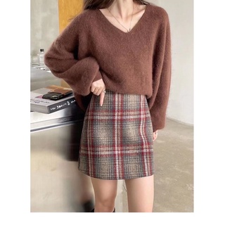 chân váy dạ chữ A