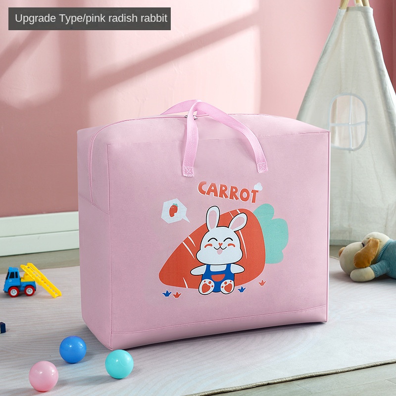 Túi Đựng Quần Áo / Chăn Mền Cỡ Lớn Có Khóa Kéo Tiện Dụng Cho Bé Mẫu Giáo