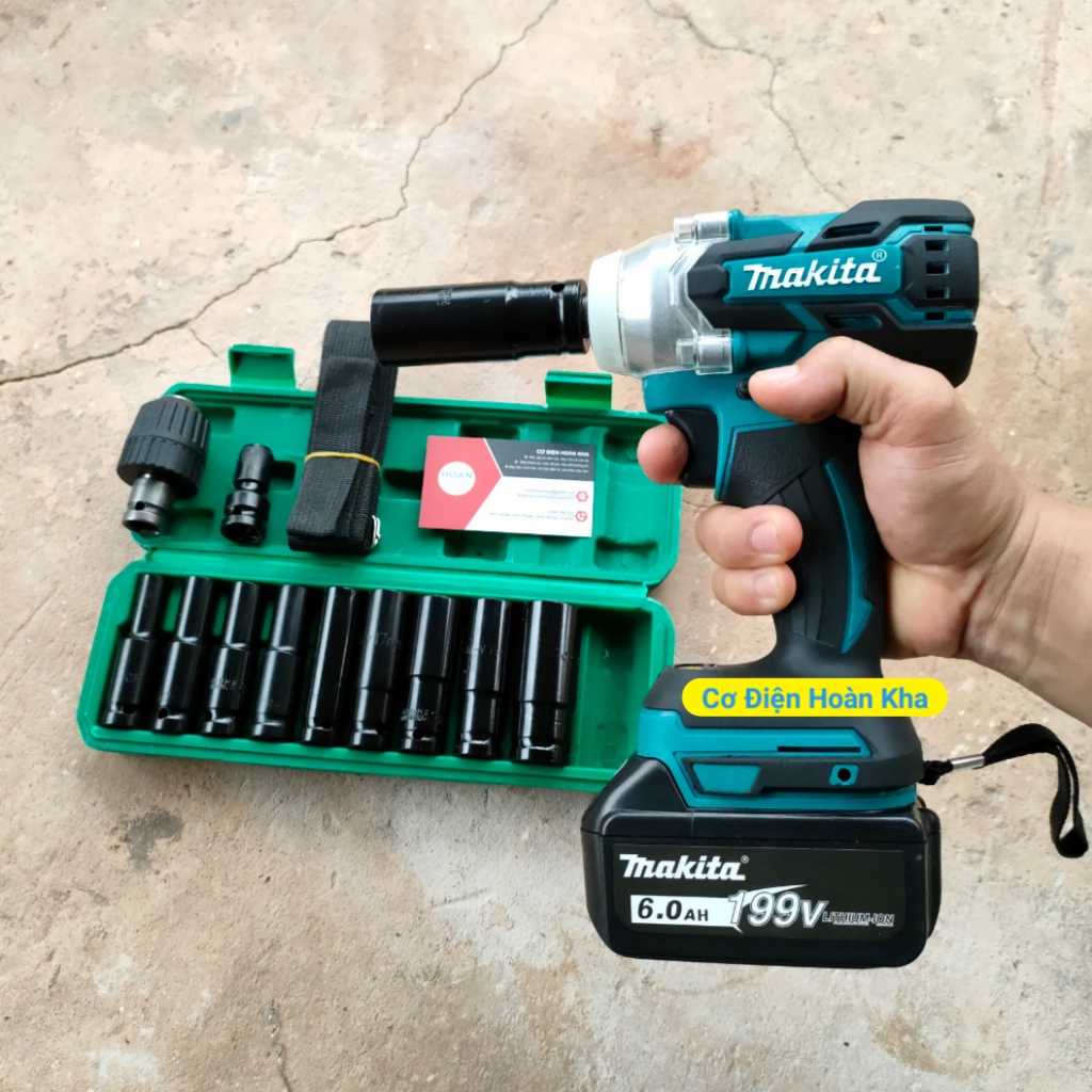 Hộp 10 đầu khẩu dài 78mm 1/2 dùng cho Máy Siết Bulong