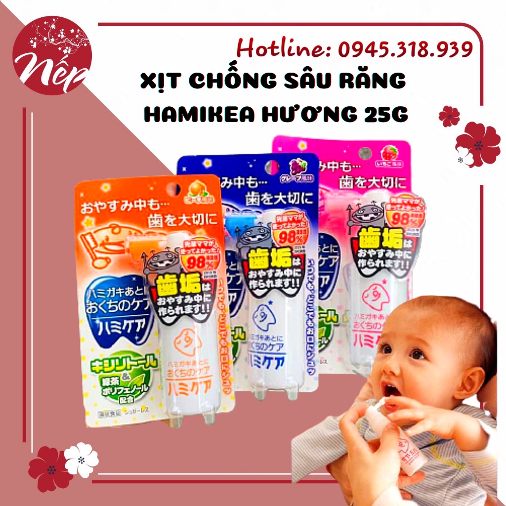 [MẪU MỚI] XỊT CHỐNG SÂU RĂNG HAMIKEA 25G