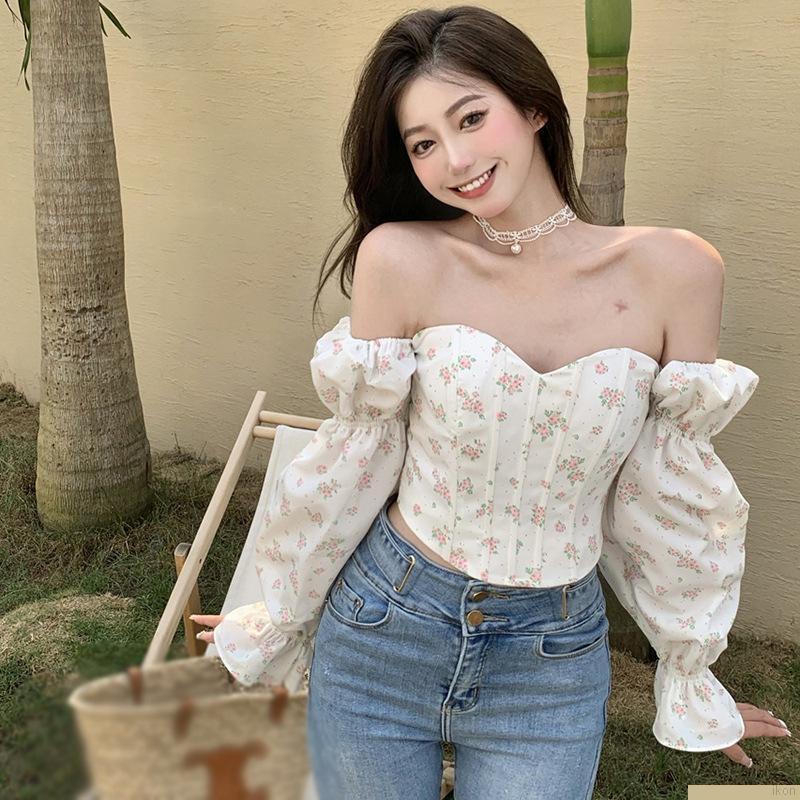 Áo nữ tay dài trễ vai thời trang quyến rũ