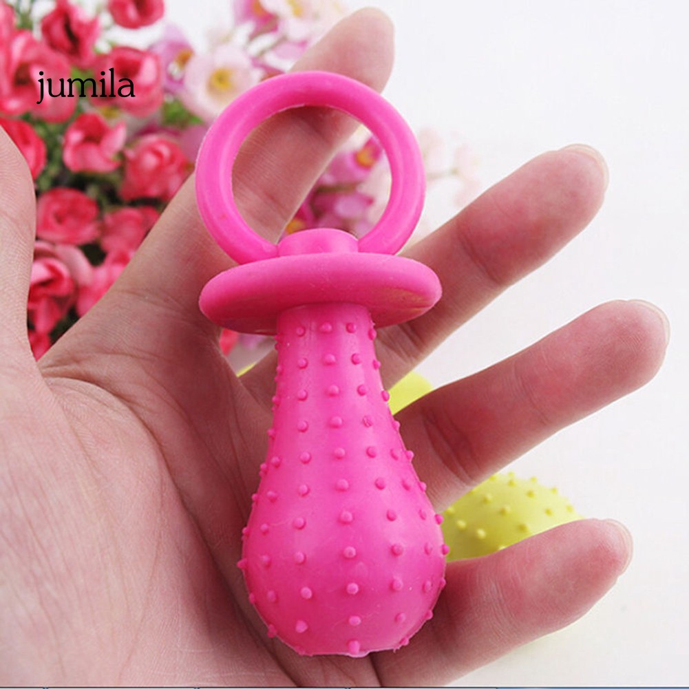 1 Núm Vú Giả Bằng Cao Su Màu Sắc Ngẫu Nhiên Cho Thú Cưng