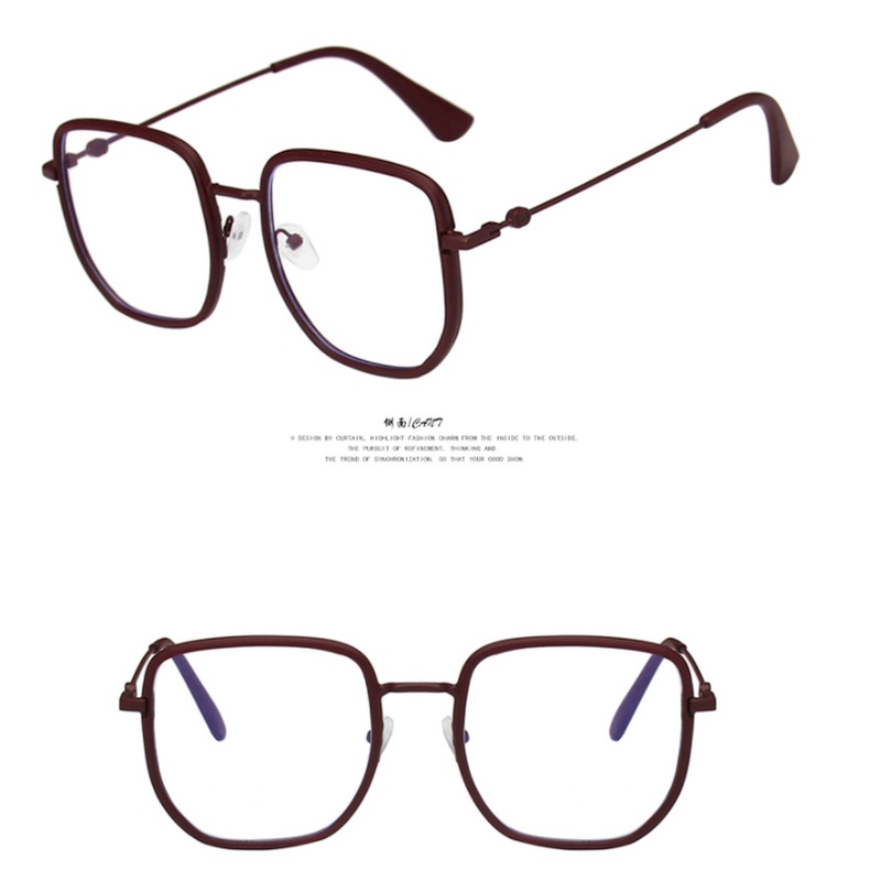 Mắt kính gọng kim loại chống bức xạ và ánh sáng xanh thời trang dành cho nam nữ