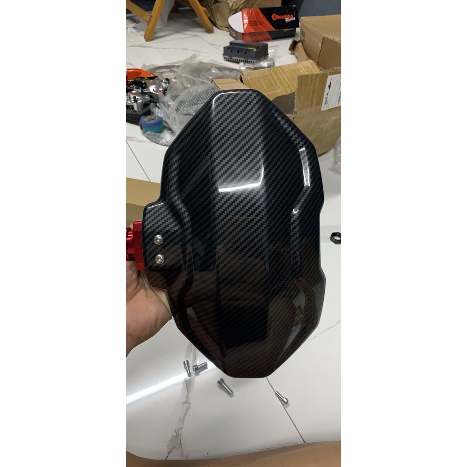 Dè chắn bùn carbon Loại 1 CNC vân đẹp đủ phụ kiện