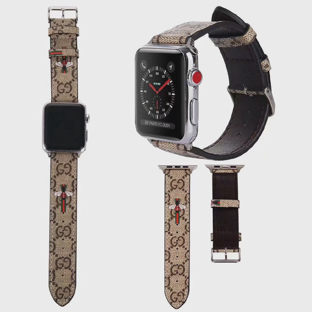 Dây Đeo Bằng Da Thật Cho Đồng Hồ Thông Minh Apple Watch Series 1 2 3 4 5 6 SE 38mm 40mm 42mm 44mm Series 7 41mm 45mm