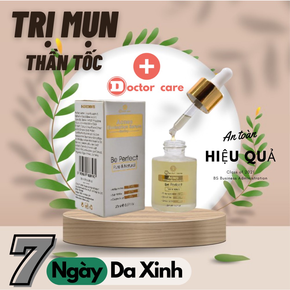 Tinh Chất TRI MUN  LIEN SEO  GIAM THAM NHANH 7 ngày Công dụng 5 trong 1 Doctor Care