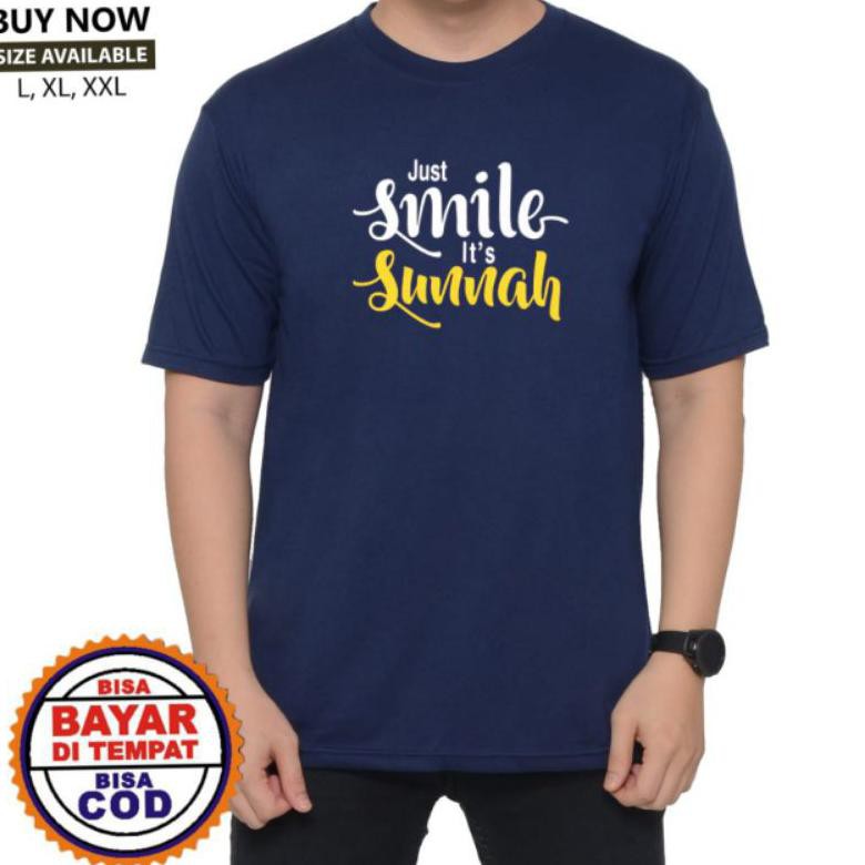 Áo Thun In Chữ Just Smile It 's Sunnah Save (Code 1 | Code 2 | Code 3 | Code