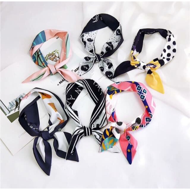 Khăn Turban 86cm 2 mặt hoạ tiết