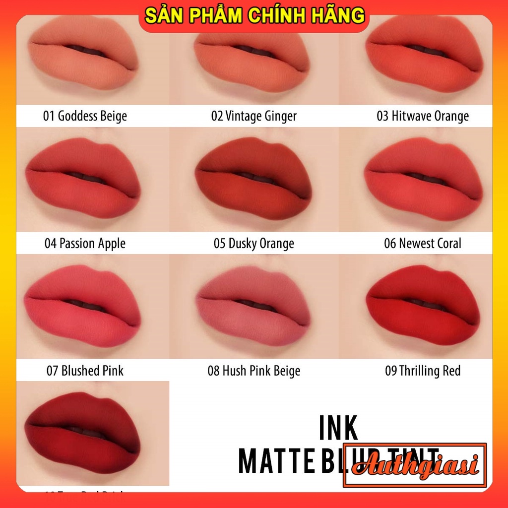 Siêu phẩm Son kem lâu trôi Peripera Ink Matte Blur Tint Mới Hè 2019 - Lì hơn Ink Velvet | BigBuy360 - bigbuy360.vn
