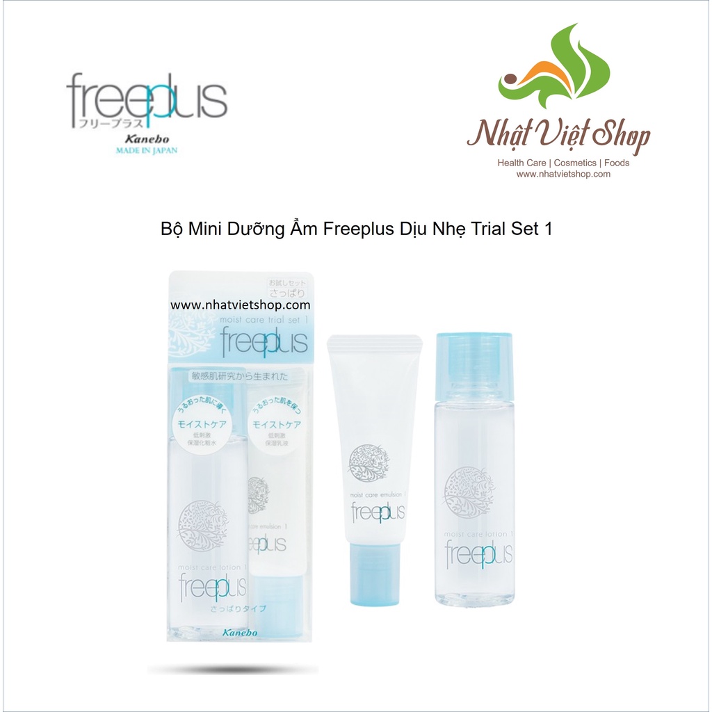 Freeplus - Bộ Mini Dưỡng Ẩm Dịu Nhẹ Freeplus Moist Care Trial Set