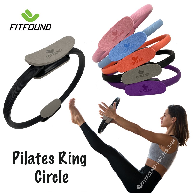 Magic Circle -Vòng tập yoga pilates ring cao cấp - Dụng cụ tập tay vai đùi cơ bụng mông đa năng