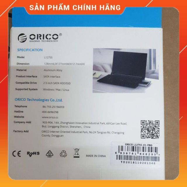 Khay gắn ổ cứng Caddy Tray Orico L127SS dailyphukien