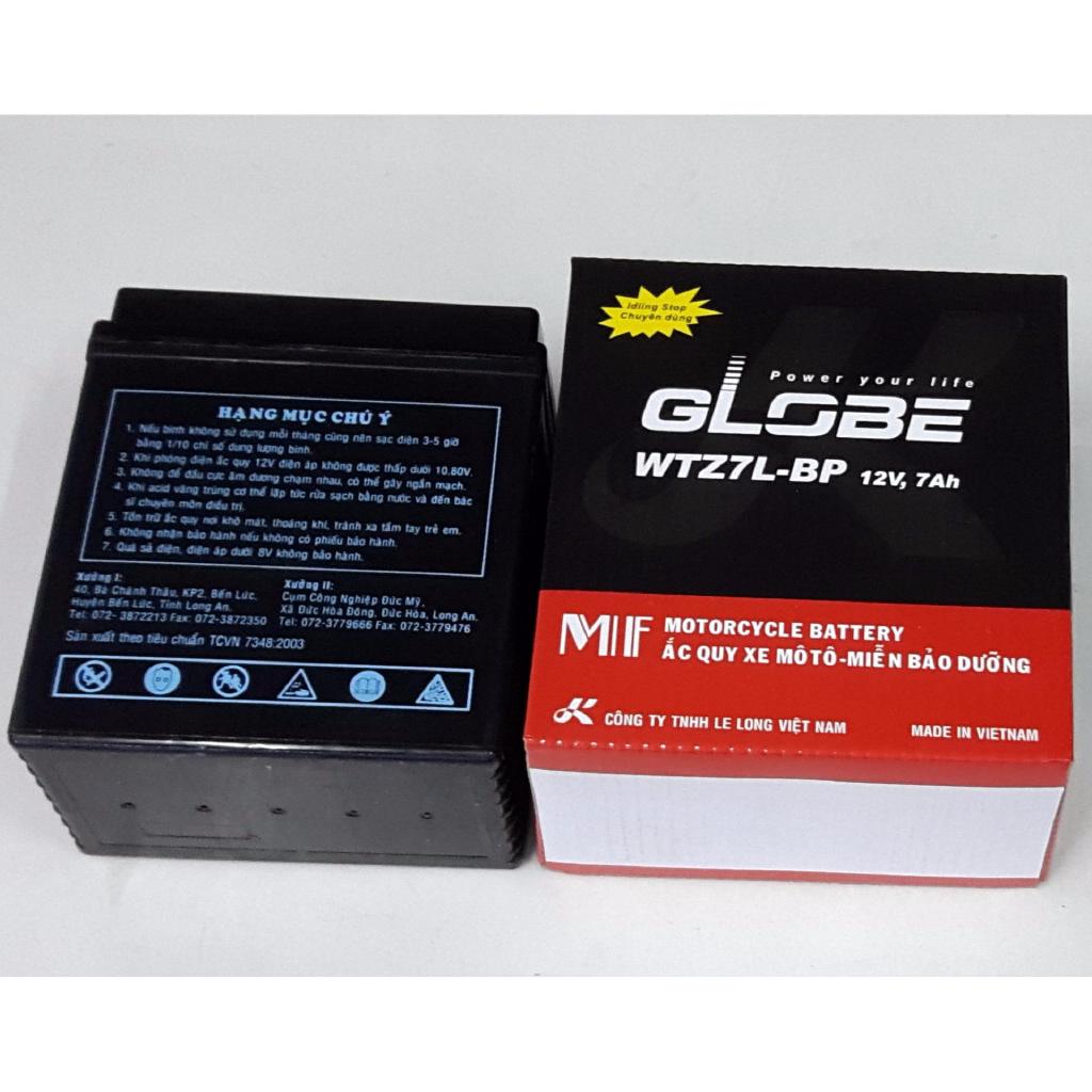 Bình ắc quy Globe WTZ7L-BP