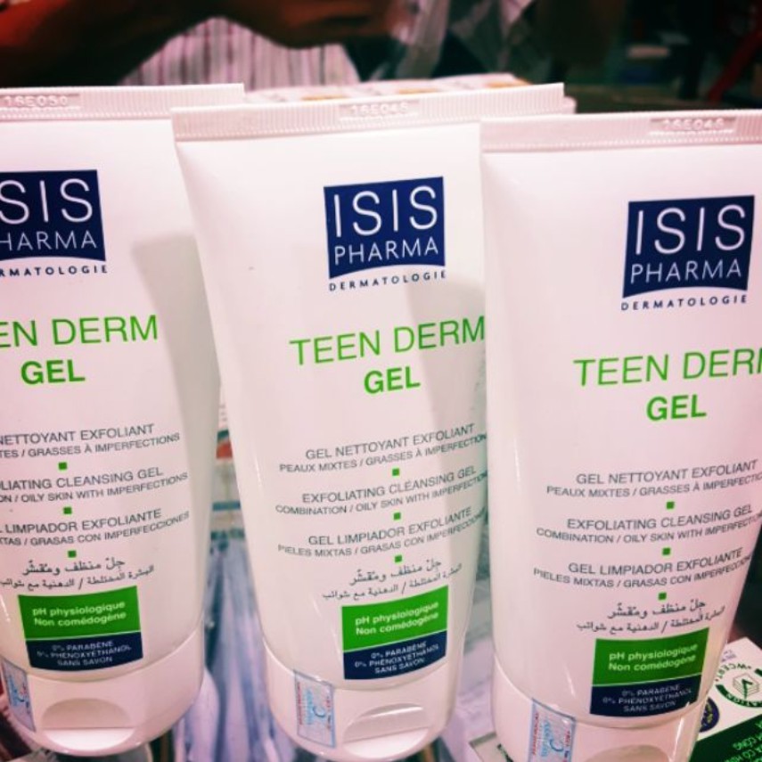 Sữa rửa mặt y tế teen derm gel isis pharma