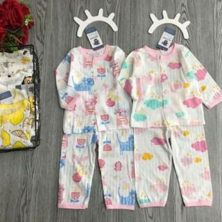Combo 3 bộ cotton giấy cực đẹp cho bé