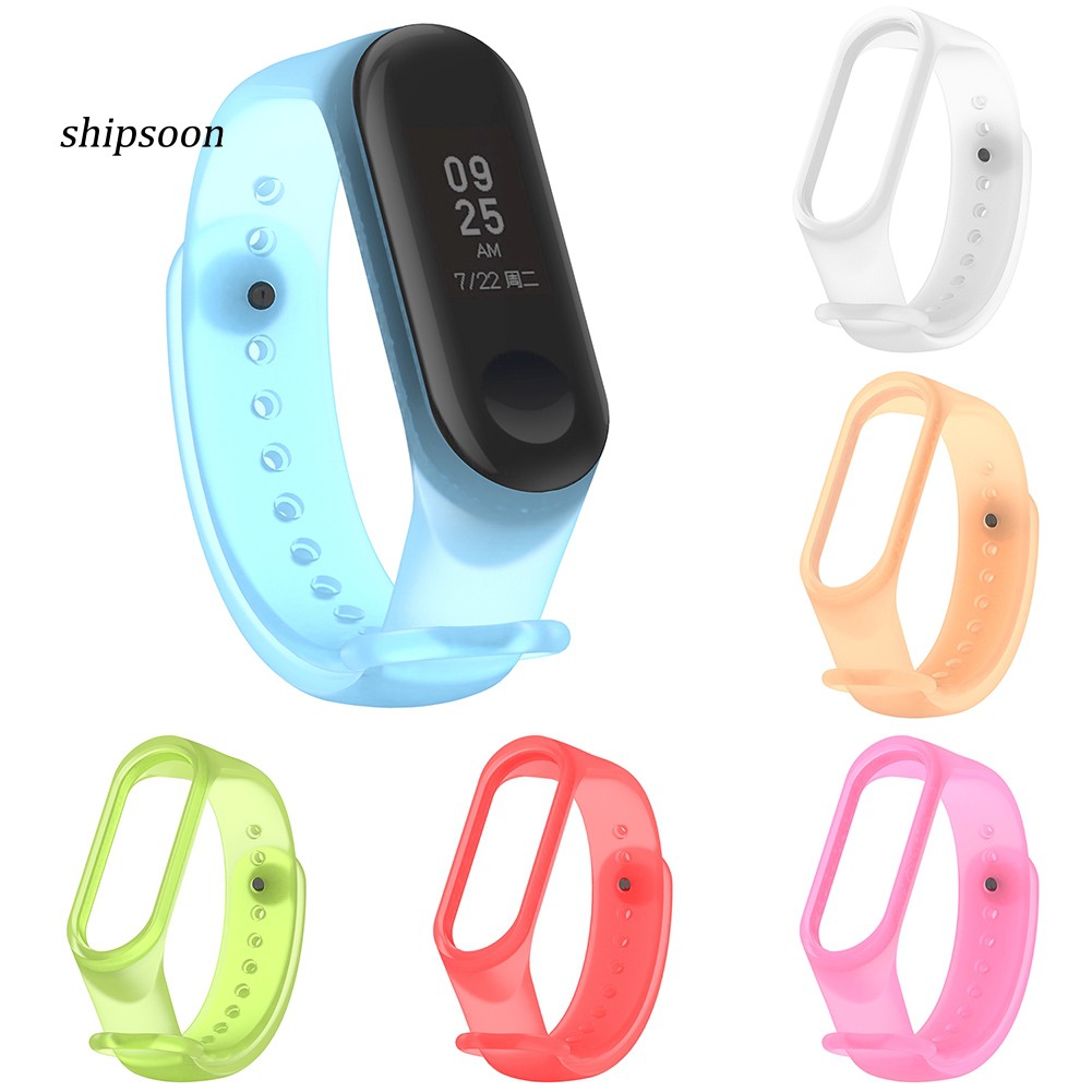 Dây đeo vòng tay thể thao có khung nhiều màu để chọn chuyên dụng cho Xiaomi Mi Band 3